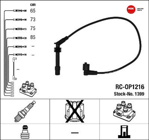 Ngk 1399 zündleitungssatz - ngk,
