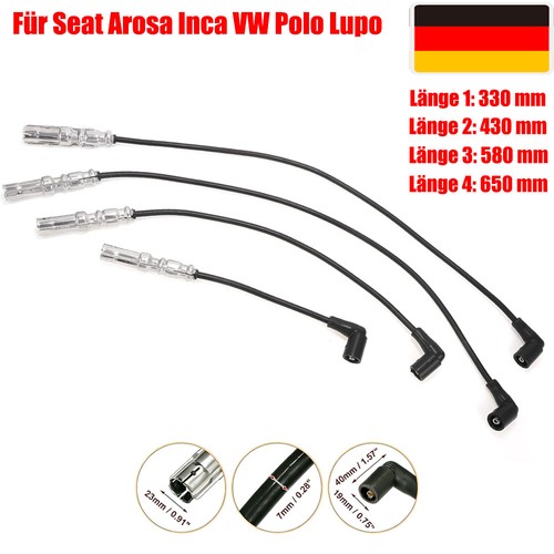 4xzündkabelsatz für seat - für,